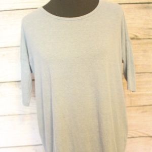 LulaRoe Irma Tunic Top XS Gently Used solid grey